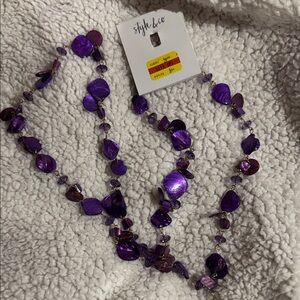 Style & Co. Radiant Purple Necklace